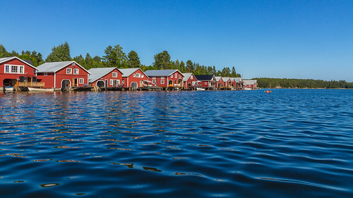 summer se fishing village sweden sverige fishingvillage sommar mellanfjärden gävleborgslän fiskeläger