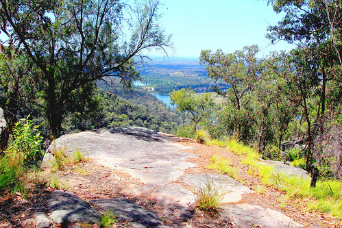 yellowrock lookout view water river nepean bluemountains rock