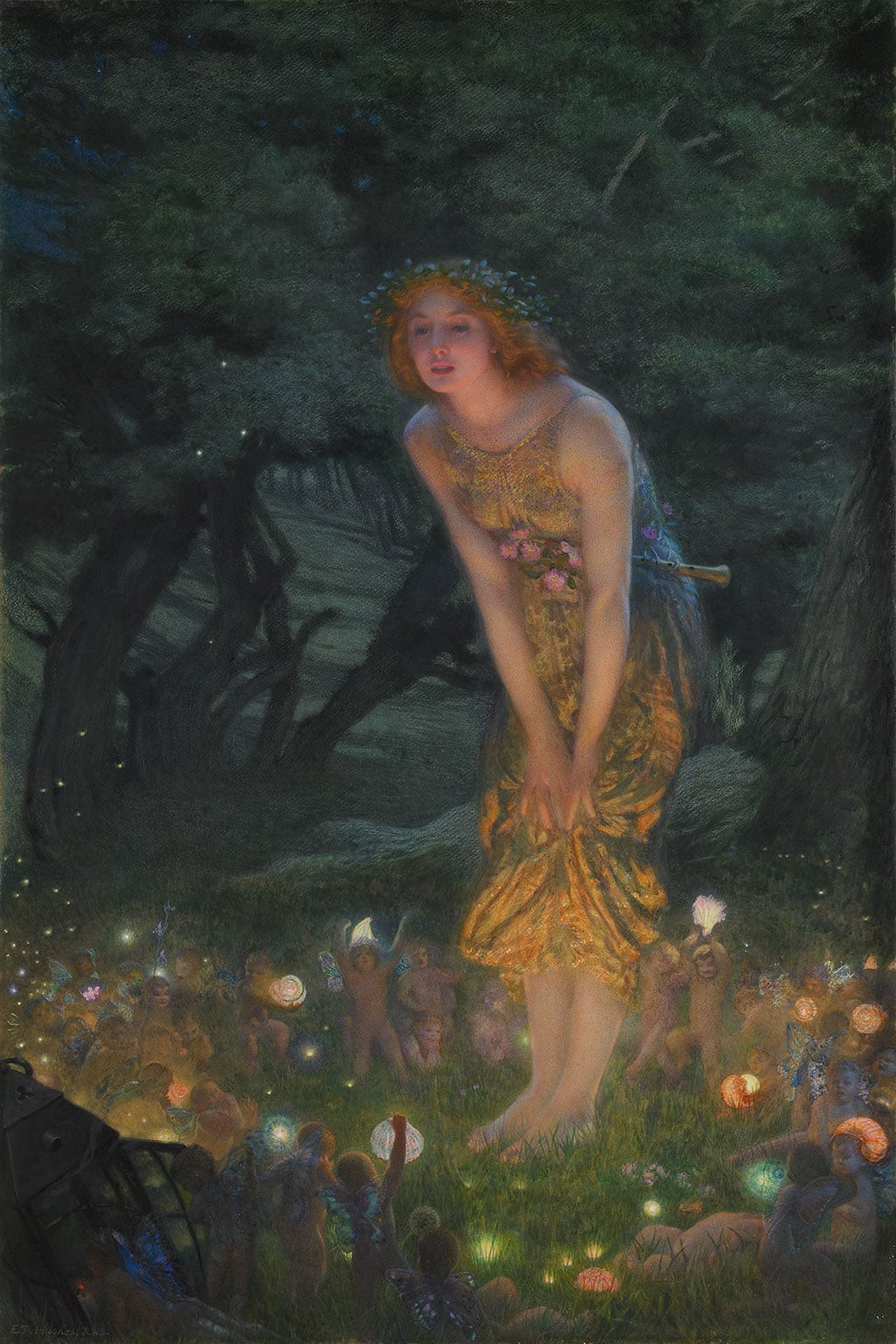 Midsummer Eve by Edward Robert Hughes, 1908