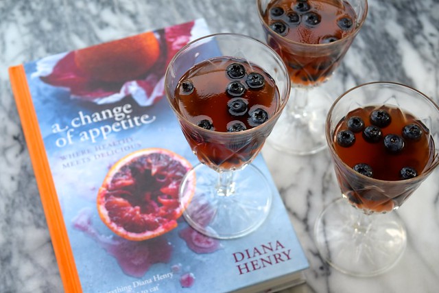 Gin & Tonic Jellies with Fresh Blueberries from Diana Henry's A Change Of Appetite | www.rachelphipps.com @rachelphipps