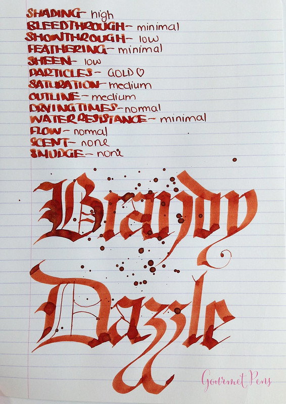 Ink Shot Review Diamine Brandy Dazzle (6)