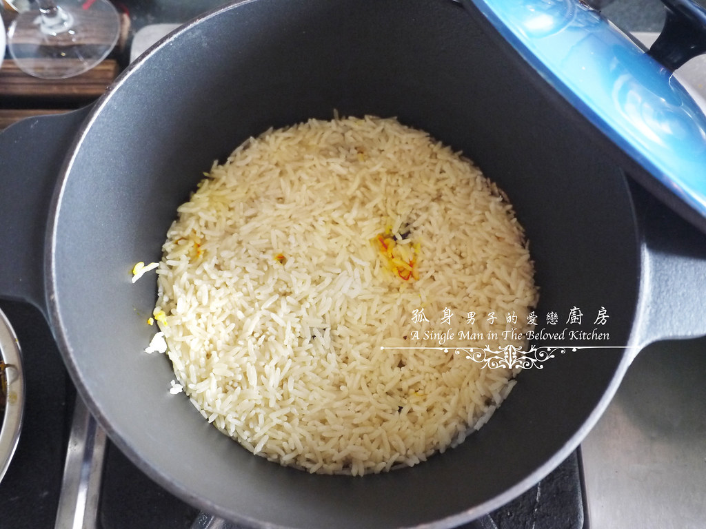 孤身廚房-蕃茄橄欖燴雞肉佐番紅花香米34