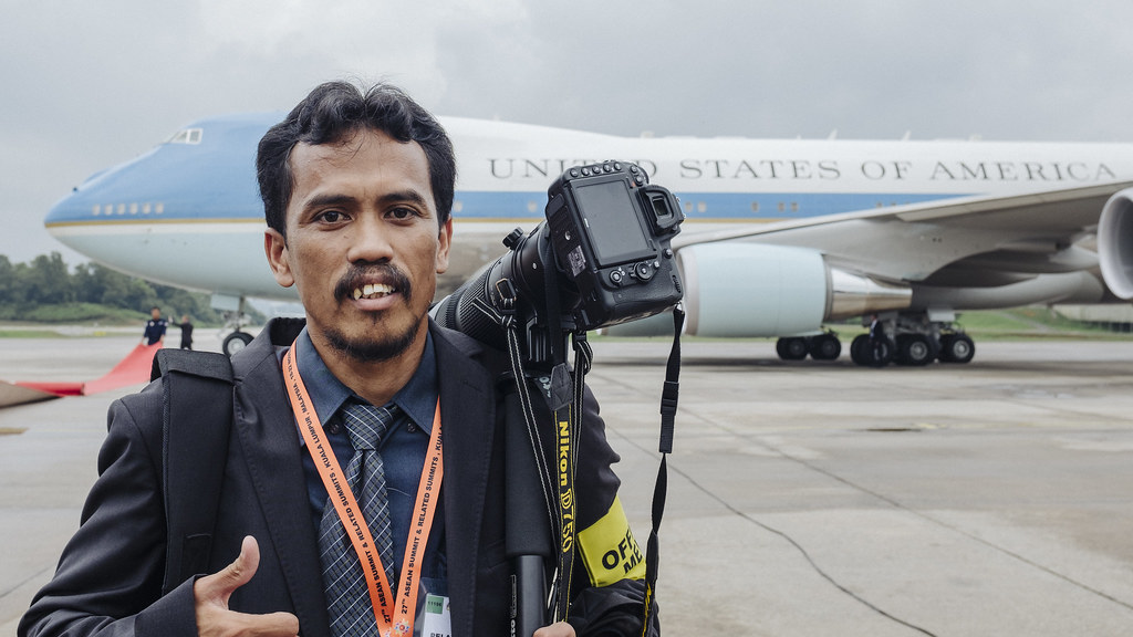 The Photographer With Air Force One
