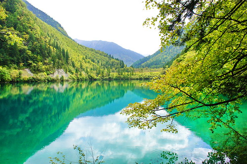 china lake reflection water mirror nationalpark outdoor sony serene sichuan jiuzhaigou nex5 sonynex5