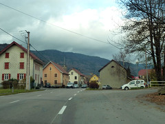 Lepuix, l'entrée du village