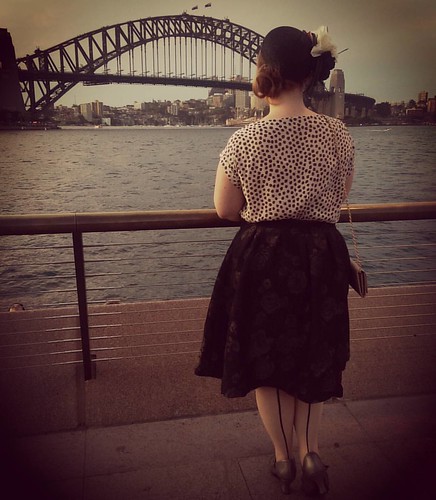 On the blog: this skirt made of glorious Oscar de la Renta silk brocade and adventures at #theraces plus many cocktails, lunch at #bennelong and many types of cheese  #sewcialists #memadeeveryday