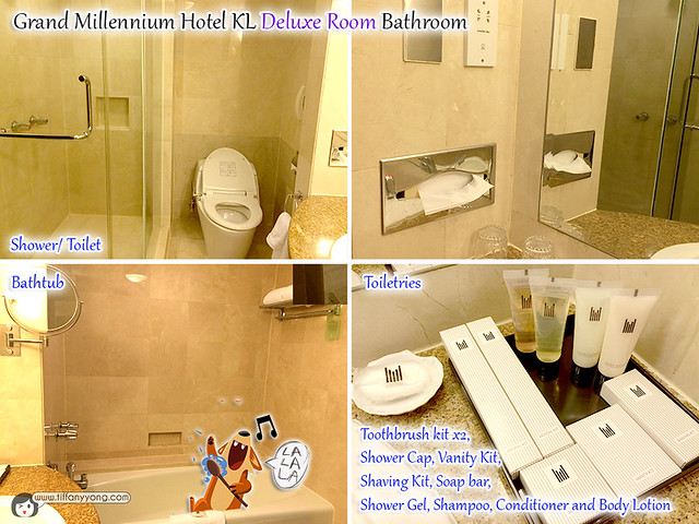 Grand Millennium KL Deluxe Room Bathroom