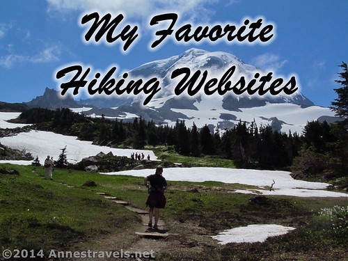 Hiking through the upper reaches of Spray Park in Mt. Rainier National Park, Washington. My Favorite Hiking Websites.