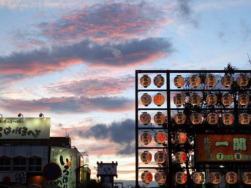 sunset sky japan iwate 日本 fujifilm s1 岩手県 ichinoseki 祭 一関市 finepixs1