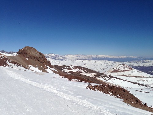 chile mountain view skiresort andes laparva 滑雪场 智利 piuquenes