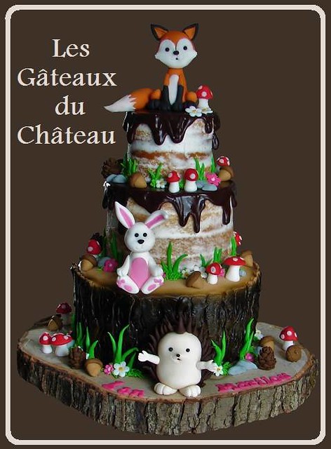 Woodland Cake by Line Verreault of Les Gâteaux du Château