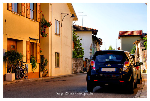 street travel flowers light summer italy house color building tourism car season colorful europe day view eu visit tourist traveling visiting arba giulia decorated friulivenezia casanostrabb