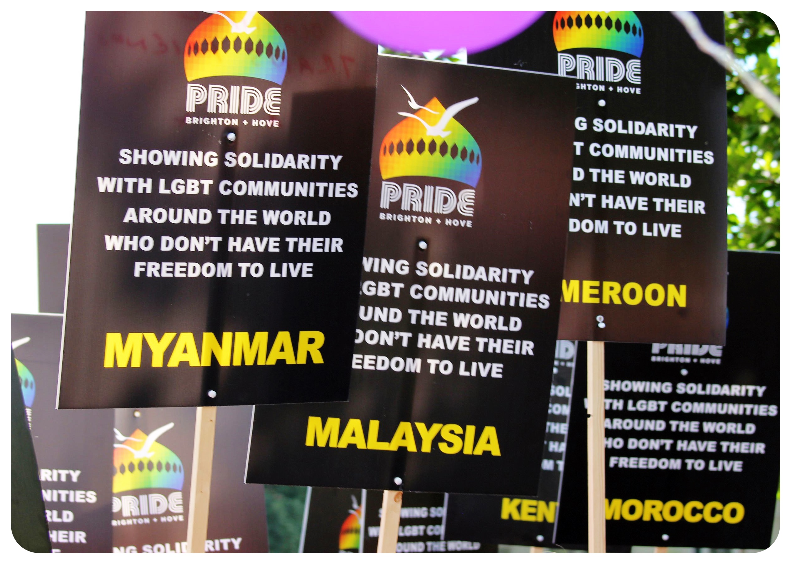 brighton pride 2015 signs