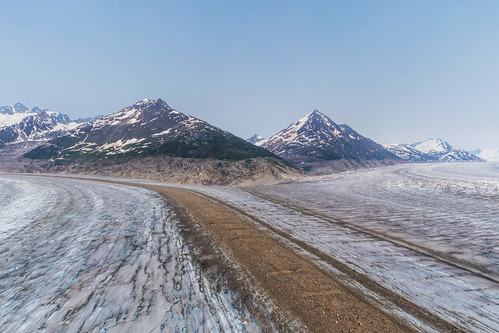 alaska glacier skagway till moraine meade glacial glaciated medialmoraine juneauicefield