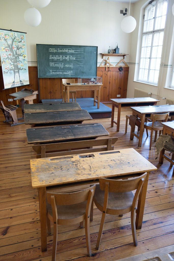Old-time schoolroom