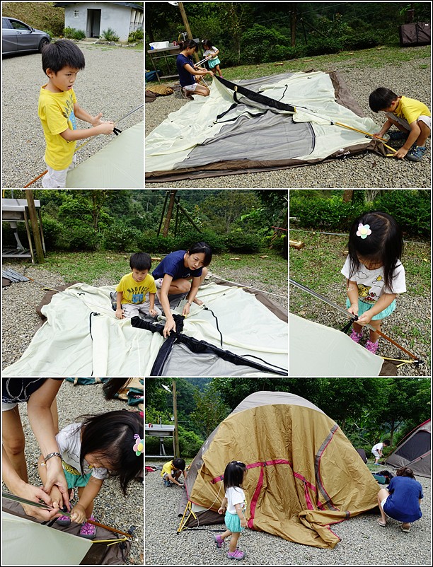 building tent