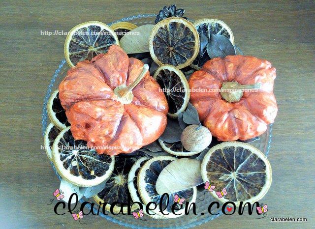 Naranjas secas para decorar