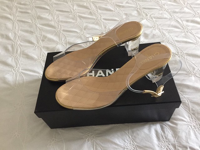 Chanel plastic sandals