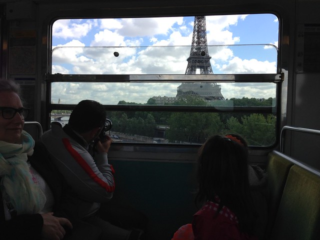 Paris June 4, 2014  while riding the metro