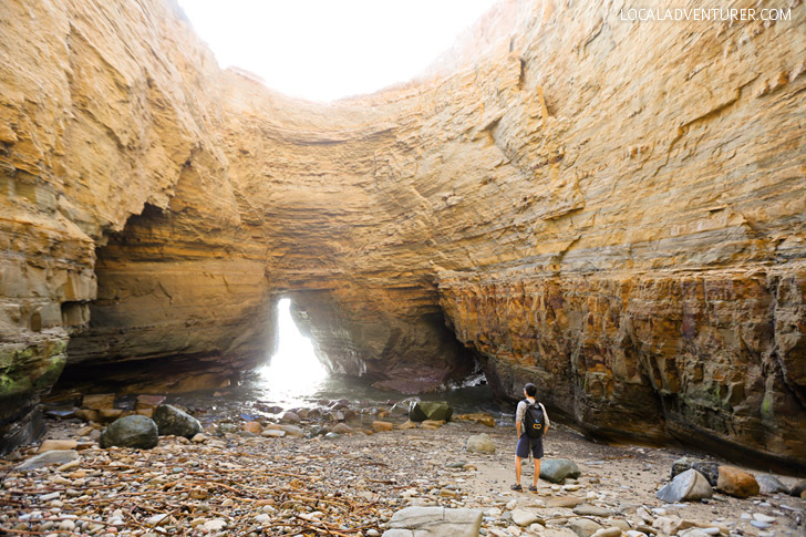 Secret Sea Cave San Diego // Cabrillo National Monument.