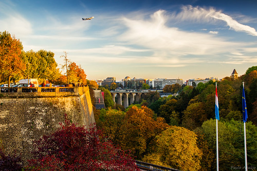 Luxembourg City in Autumn