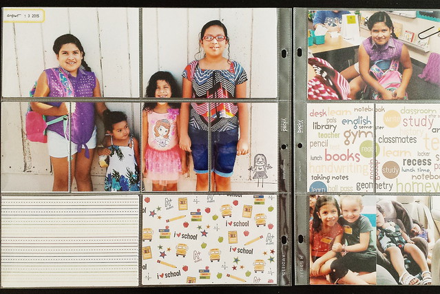 august 2015 layouts :: pocket memory keeping // project life