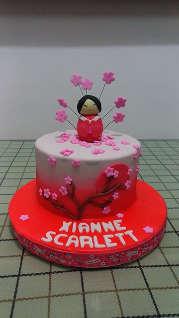 Japanese Blossom Festival Cake by Krystel Hyacinth Abayon of Ichiro's Sweet Shop