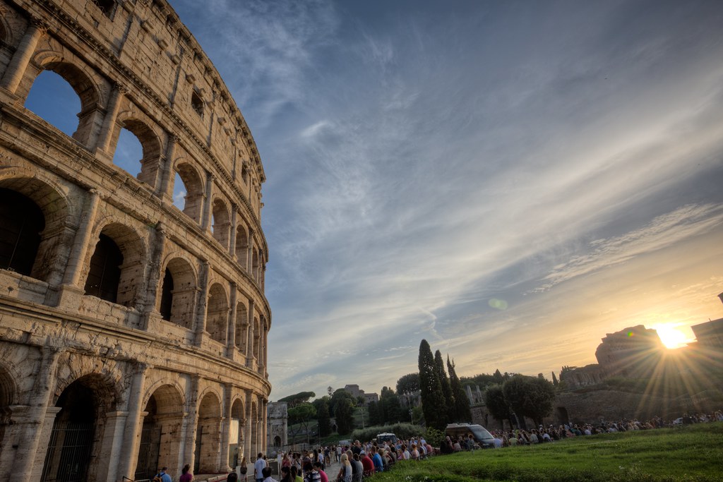Colosseum at Sunset