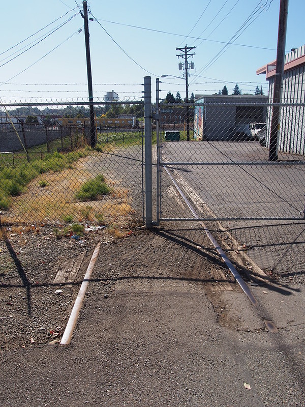 Abandoned Railroad Remnants: These tracks originally provided access to downtown Tacoma.