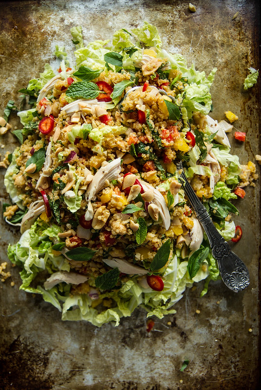 Spicy Lemongrass and Peanut Thai Quinoa Salad