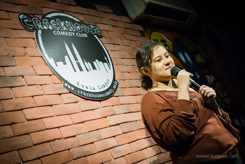Crackhouse Comedy Club, Kuala Lumpur - Hannan Azlan on stage