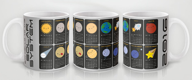 2016 Calendar Mug - Solar System
