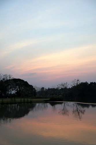 sunset thailand chiangrai kokriver lemeridienchiangrai fujifilmxe1
