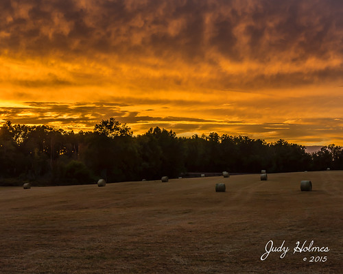 sunset orange sc us unitedstates southcarolina hay hayfield trenton