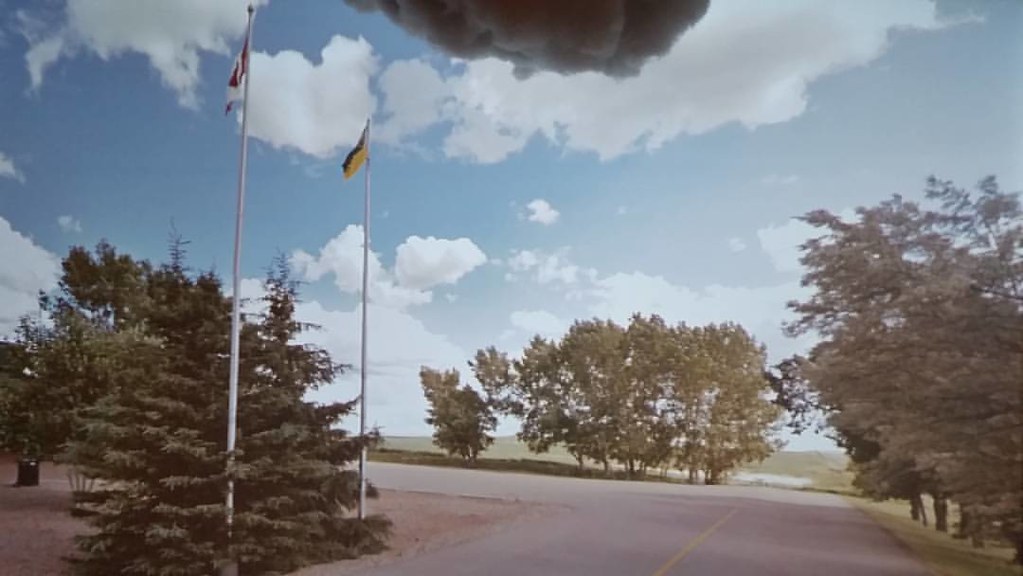 I arrived at the Saskatchewan Visitors Centre at Maple Creek. This is as far as I can go in #googlestreetview. It's still pretty. #ridingthroughwalls