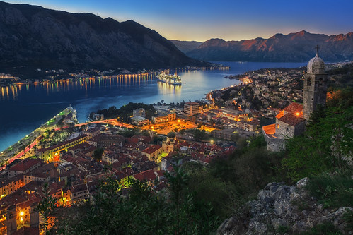 ocean city travel cruise sunset sea seascape mountains me sunrise landscape bay europe ship view baltic oldtown fortress adriatic montenegro kotor