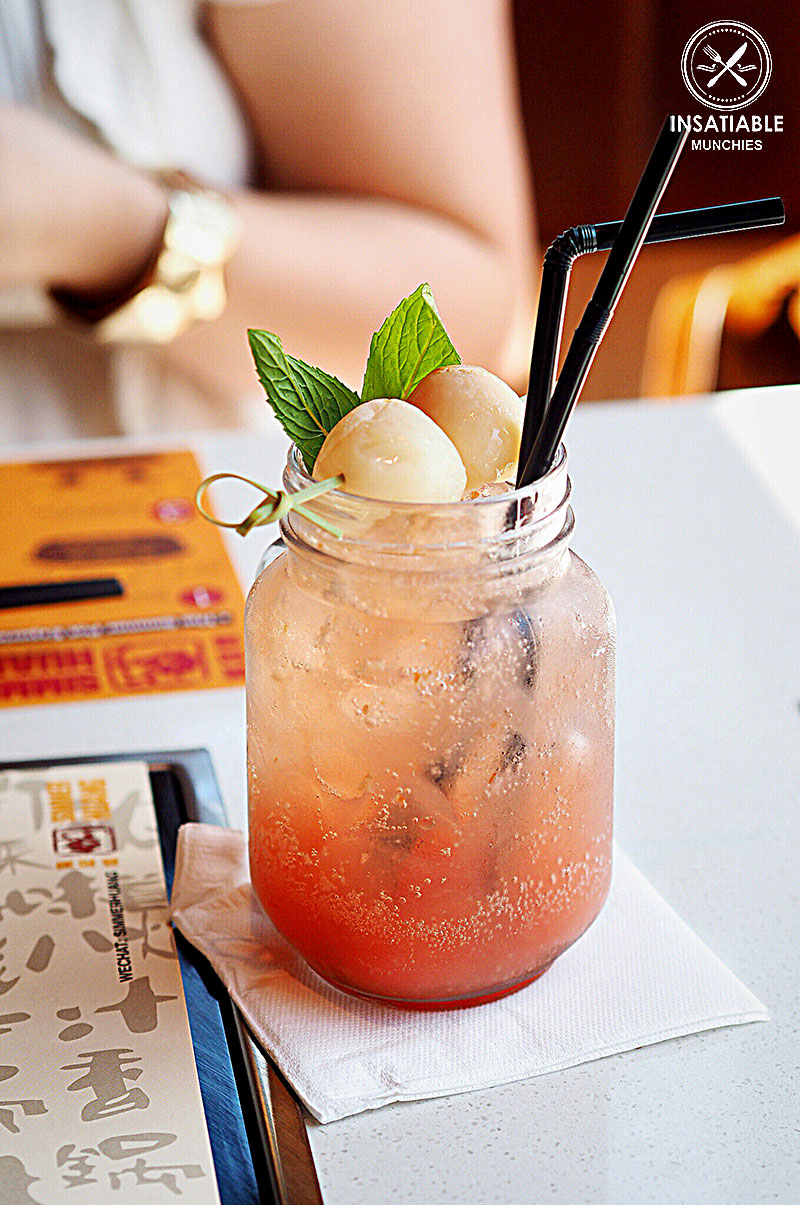 Sydney Food Blog Review of Simmer Huang, Chatswood: Lychee Cocktail