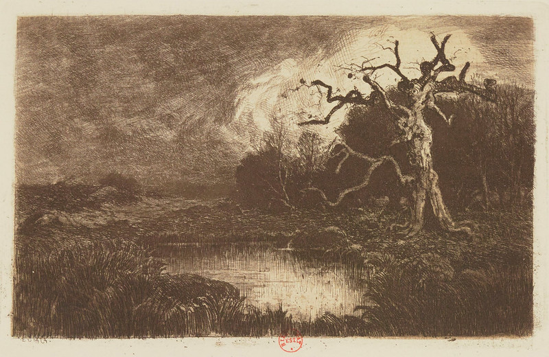 Eugene Viala - Movements of Earth #21, The Death Oak, 1913