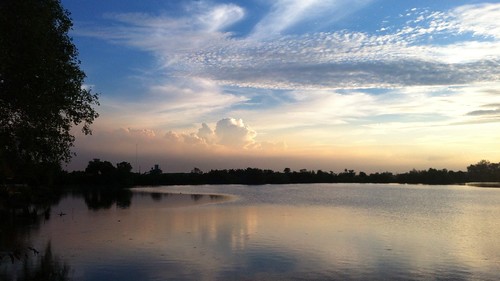 sunset panorama iphonecamera sunsetdanausiombakmedanmarelan