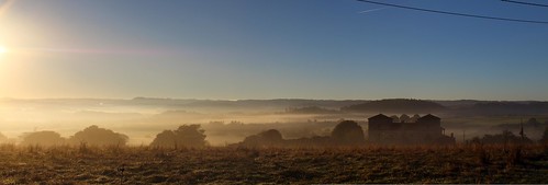 abegondo galicia amanecer sunrise españa spain rural sun morning mañana sol