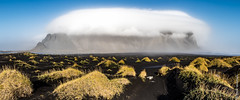 Iceland - Vestrahorn in clouds