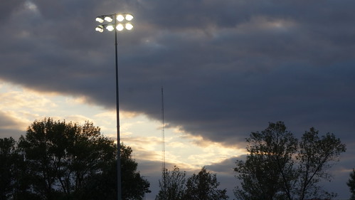 sunset sky game sports clouds football iowa september friday highschoolfootball fridaynightlights 2015 hlv 8man sonyrx100ii dunkertoniowa