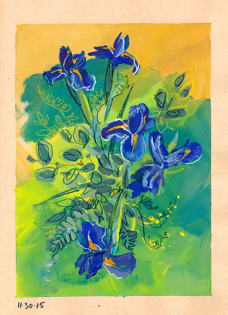 Sketchbook #93: Irises