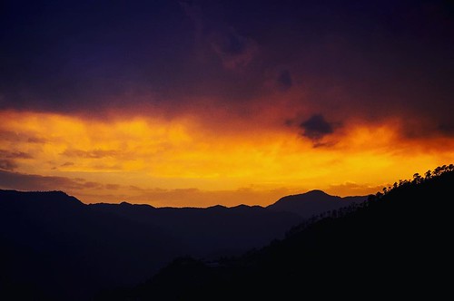 clouds cloud sky sunset hills outdoor dusk mountains kausani uttarakhand india beautiful incredibleindia canon 7d
