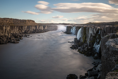 travel light cliff rock clouds canon river landscape island is waterfall iceland long exposure calm le northeast 6d canonef1635f4lis