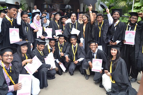 Graduation Day of Muffakham Jah College of Engineering and Technology (MJCET) at Banjara Hills in Hyderabad