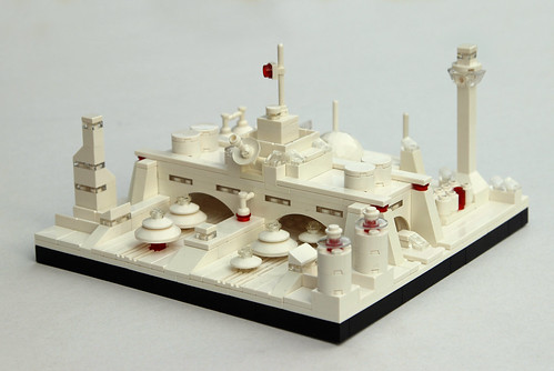 Flugscheiben Spaceport, Lego Microscale