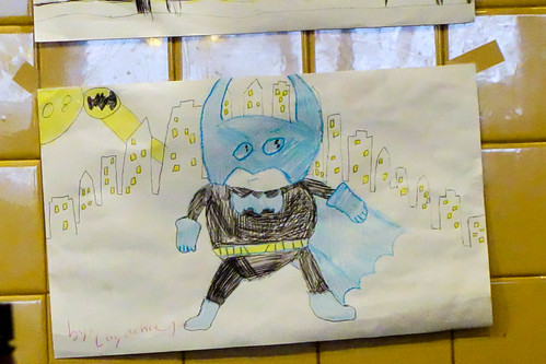 brooklyniowa countrypriderestaurant walls art childart drawings coloring batman sonyrx100ii 2016