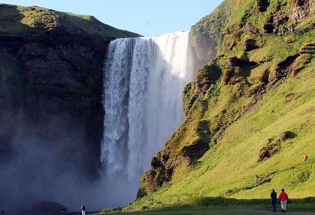 Skogafoss. Cataratas más bonitas de Islandia.