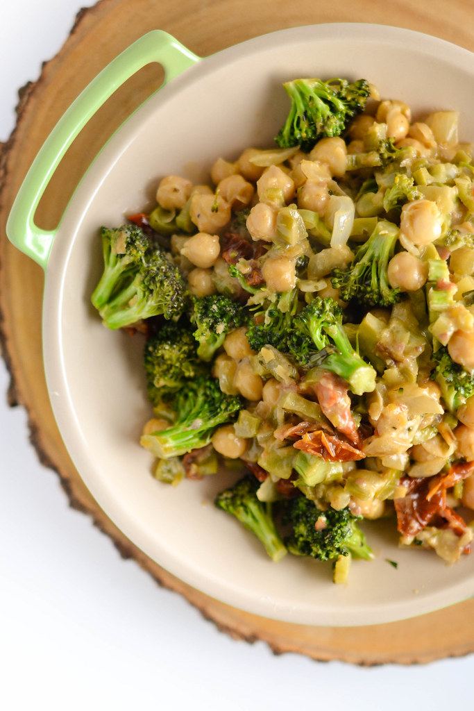Coconut-Braised Chickpeas and Broccoli | Things I Made Today